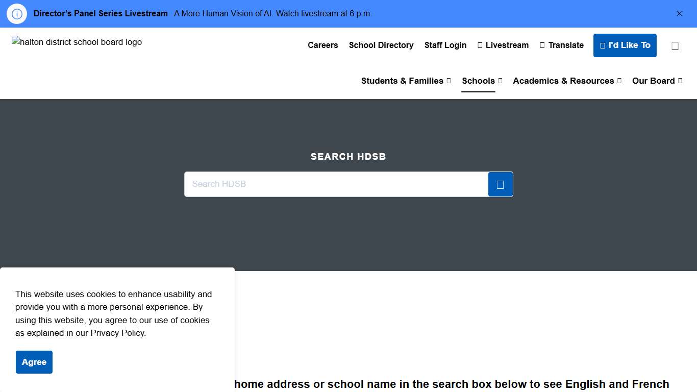 Find Local School Halton District School Board